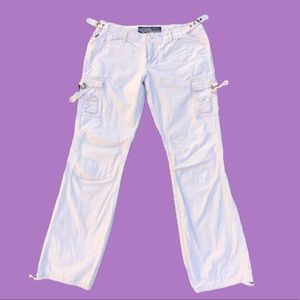 Y2K low rise cargo pants